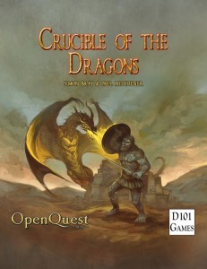Crucible of Dragons cover by Jon Hodgson