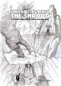 Swords Against the Shroud standard cover by John Ossoway